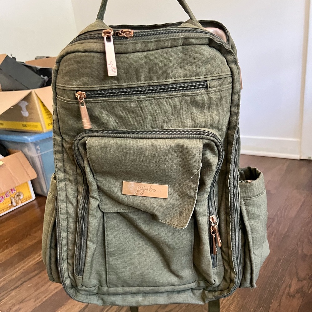 Jujube Be Right Back Diaper Bag Olive green